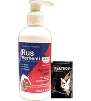 Süper Playboy 250 Ml Ceviz Sütlü & Cevizli Rus Merhemi Tüy Dökücü + 1 Armağan Jel