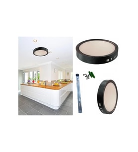 Sıva Üstü Led Armatür (yuvarlak) 18w Ct-5235G - Günışığı
