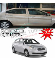 Hyundai Accent Era Cam Çıtası Kromu Nikelajı
