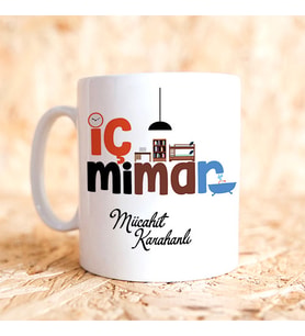İç Mimarlara Hediye Kupa Bardak