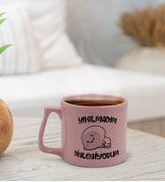 BK Gift Pastel Pembe Middle Kupa Bardak, Arkadaşa Hediye, Ev Hediyesi, Doğum Günü Hediyesi, Ofis Hediyesi-1