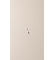 925 Ayar Gümüş Unisex Burun Piercing Hızma Zirkon Taşlı Minimal Nose Stud Günlük Kullanım