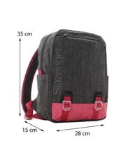 Slazenger Lisanslı İlkOkul Çantası Gri-Pembe