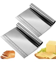 Hamur Kesici Çelik,Metal Hamur Sıyrıcı,Pasta Sıyırma Aparatı,Hamur Dilimleyici,Pasta Ve Pastacılık İçin Çelik Şekillendirici Ve Hamur Porsiyonlayıcı