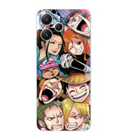 Xiaomi Redmi 12 Uyumlu Uyumlu One Piece Tasarımlı Şeffaf Telefon Kılıfı