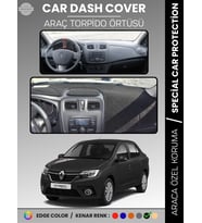 RENAULT SYMBOL 3 ÜST SAKLAMA GÖZLÜ (2013-2021) Torpido Örtüsü Ön Göğüs Halı Torpido Koruma Tam Uyum