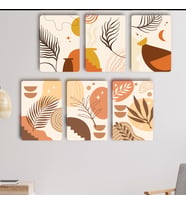 Minimalist Çoklu Soyut Tablo Seti Modern Sanat Bohem Tablolar