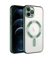 Apple İphone 14 Pro Max Kılıf Kross Magneticsafe Kapak - Koyu Yeşil