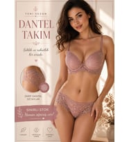 Kadın Rahat Cazibe Tarz İç Çamaşırı Takımı Sütyen Külot Takımı