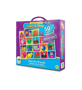 THE LEARING JOURNEY lj Jumbo Floor Puzzles-colors & Shapes