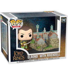Funko Pop Town: Yüzüklerin Efendisi - Elrond & Rivendell - Koleksiyonluk Vinil Figür - Hediye Fikri