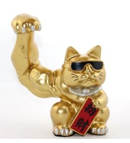 Polyester Şanslı Kedi Figürü Model 3