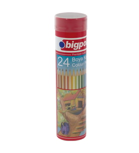 Bigpoint Metal Tüpde Kuru Boya Kalemi 24 Renk x 12 Adet (Renksiz)