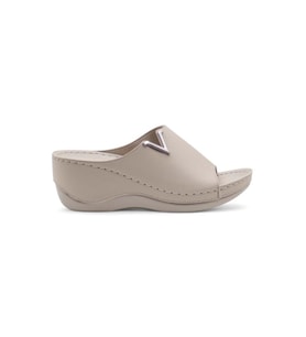 Muya Perla 31148-045 Anatomik Taban Kadın Terlik Krem 36-40