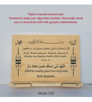 Münzevi Masaüstü Ahşap Rahle/Tablet/Kitap Tutucu-Model030