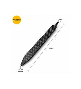 Karbon Fiber Çift Taraflı Telefon Ve Tablet Ekran Sökme Çubuğu Tamir Penası 13 x 1 cm 1.6 mm