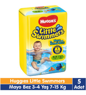 Huggies Little Swimmers Mayo Bebek Bezi 3-4 Yaş 12x5 60 Adet