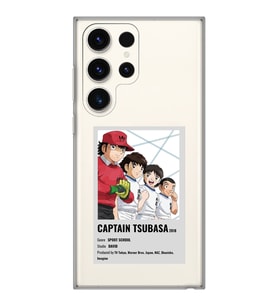 Samsung Galaxy S23 ULTRA Uyumlu Tsubasa Poster Tasarımlı Şeffaf Telefon Kılıfı