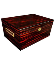 Falconetti Kahverengi 2 Katlı Humidor Puro Kutusu rc22
