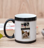 Kişye Özel Polaroid Tasarım Fotoğraflı Sihirli Kupa Bardak