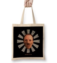Hannibal Lecter Retro Japanese Bez Çanta Uzun Saplı