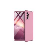 Samsung Galaxy A72 Uyumlu Kılıf Zore Ays Kapak (Rose Gold Altın)