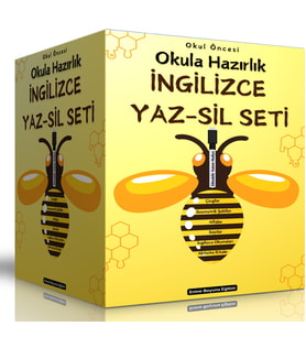 Okul Öncesi Okula Hazırlık İngilizce YAZ-SİL Seti (5 Kitap)