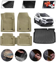 Ford Ecosport Uyumlu Paspas Araca Özel Bagaj Havuzu MBS Bej