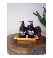 Altın Rengi Stantlı,amber Rengi 250 Ml Krem Ve Losyon Şişeleri