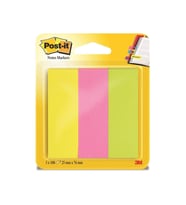 Post-it İndeks 100 Yaprak 25x76 MM Fosforlu 3 Renk İşaretleme Kağıdı 3 x 100 Yaprak