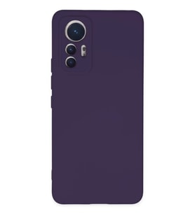 Newface Xiaomi Mi 12 Lite Kılıf Nano içi Kadife Silikon - Mor