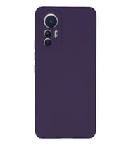 Newface Xiaomi Mi 12 Lite Kılıf Nano içi Kadife Silikon - Mor
