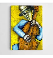 Cello Modern Sanat Kanvas Tablo