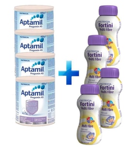 Aptamil As BebekMaması 4 Adet + Fortini Muz Hediyeli