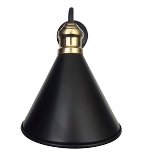 MYLİGHTS  VİNTAGE  RETRO RUSTİK METAL APLİK DUVAR LAMBASI OKUMA LAMBASI (Siyah)