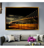 Altın Çerçeveli dekoratif tablo l594 (Gold)