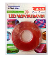 VODASEAL Vodaseal Vhb Şeffaf Led Bantı 10Mm X 5 Mt