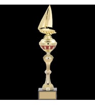 ODAK KUPA - Figürlü Kupalar - Yelken Figürlü Kupalar FG-064 B - 50 cm