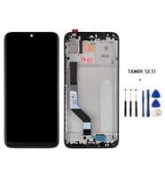Xiaomi Redmi NOTE 7 Uyumlu Lcd Ekran Dokunmatik Servis ÇITALI SİYAH + TAMİR SETİ