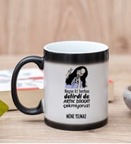 Kişiye Özel Herkes Delirdi Tasarım Esprili Sihirli Kupa Bardak