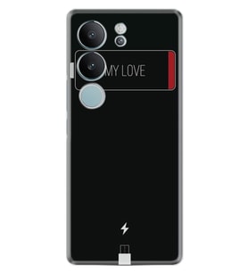 Vivo V29 Kılıf Desenli Silikon My Love 1402