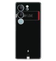 Vivo V29 Kılıf Desenli Silikon My Love 1402