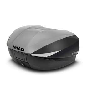 SH58X Titanium Motosiklet Arka Çanta 3 Kademeli Kapasiteli Top Case Motor Çanta