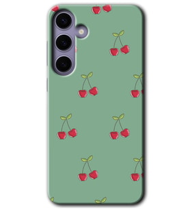 Galaxy S24 Kılıf HD Desen Baskılı Kılıf - Kiraz Berry