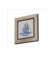 Hollanda Deseni Baskılı MDF Magnet 7X7