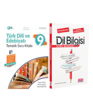 Palme 9.Sınıf Türk Dili Edebiyat ve AKM Dil Bilgisi Soru Bankası Seti 2 Kitap