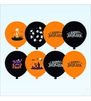 Happy Halloween Cadılar Bayramı Balon, 30cm x 8 Adet