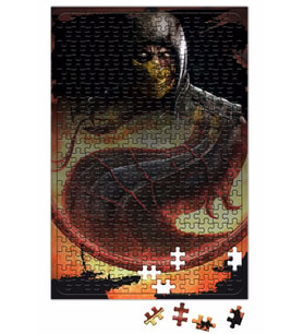 Scorpion Mortal Kombat Game Puzzle 240 Parça Yapboz