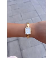 İnogge Flora Vintage Gold Minimal Kadın Kol Saati
