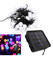 Winnboss EKL-12 7 Metre 50 Top Ledli Renkli 8 Modlu Solar Güneş Enerji Panelli Dış Mekan Aydınlatma Led 5 Watt